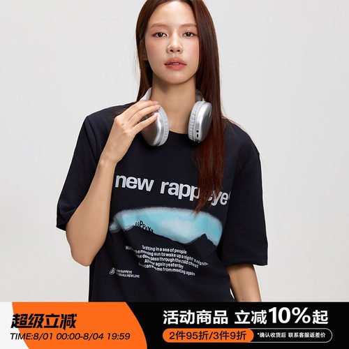 RAPPEYE复古潮牌印花短袖