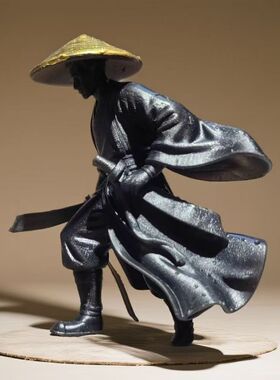 行者忍者刀客侠客紫霞仙子撑伞美女微景观江湖故人脂微缩物模型车