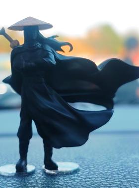 寒江孤影江湖故人古风武侠剑客刀客侠客小摆件微景观微缩小人物