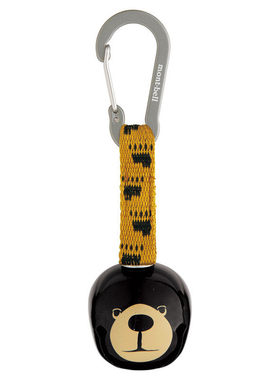 montbell日本2025款户外配件经典小熊头铃铛背包挂件静音铃铛