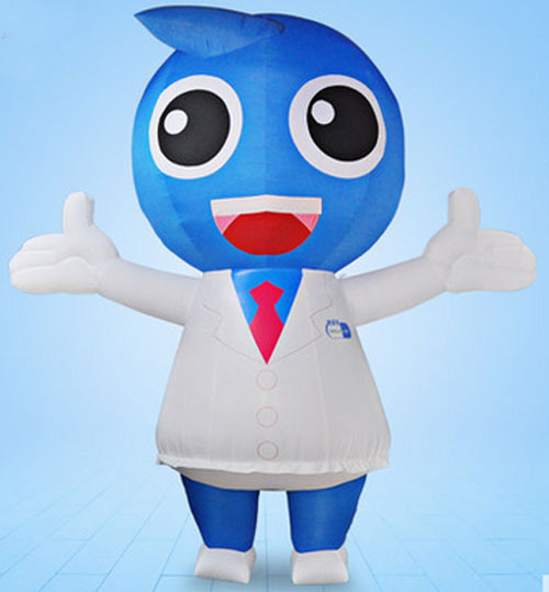 康爱多卡通气模 医生人偶模型气模 新款活动充气人偶气模