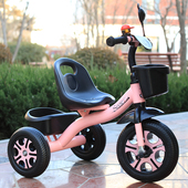 5岁小孩自行车骑行童车 6岁宝宝手推车折叠脚踏2 新款 儿童三轮车1