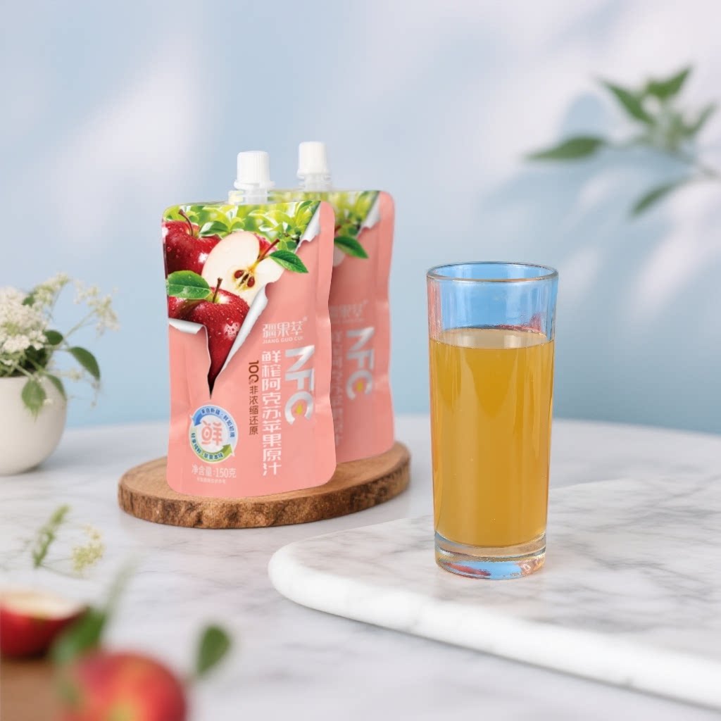 150ml*10袋/盒 疆果萃NFC鲜榨阿克苏苹果原汁零添加配料表干净