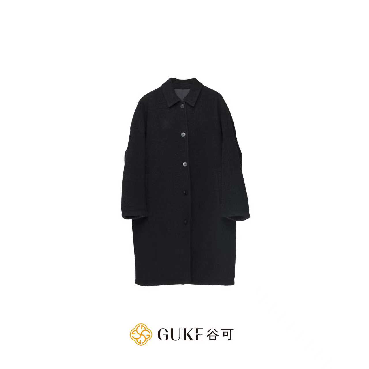 GKE/谷可M3100简约风毛呢外套