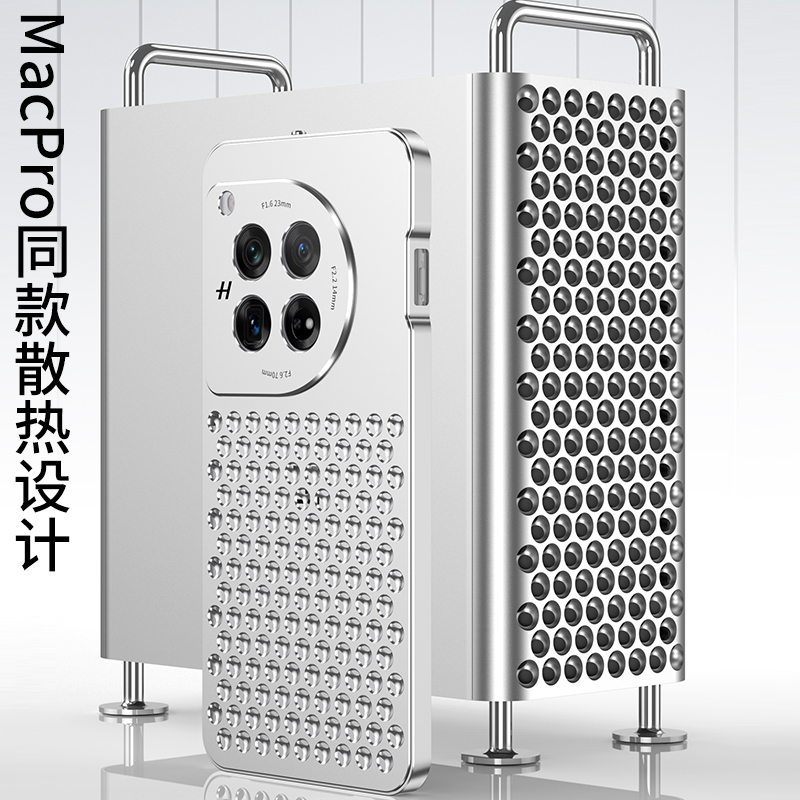 一加12金属欧美散热手机壳