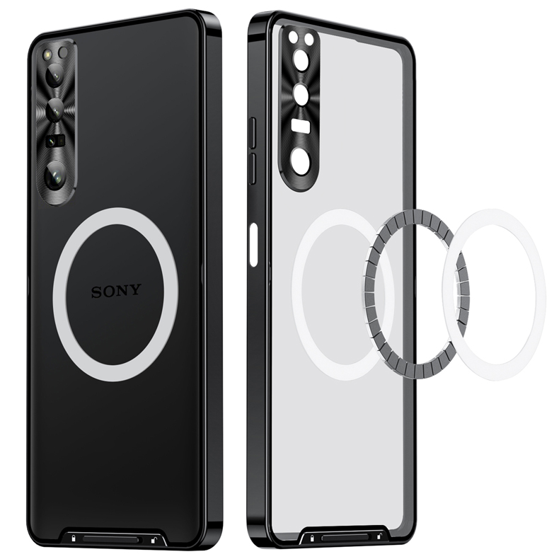 适用索尼Xperia1VI金属框手机壳
