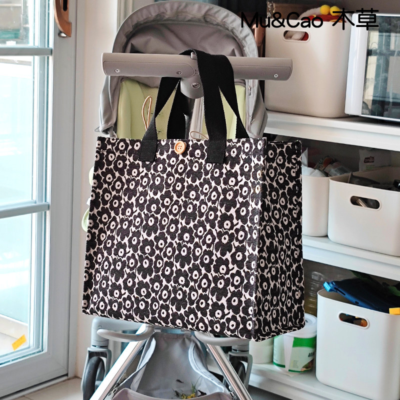 手提袋学生拎书高颜值妈妈包母婴外出通勤手拎包帆布袋防水饭盒袋,收纳整理,购物袋/环保袋/帆布袋,淘宝优惠券,粉丝福利购,淘宝优惠卷