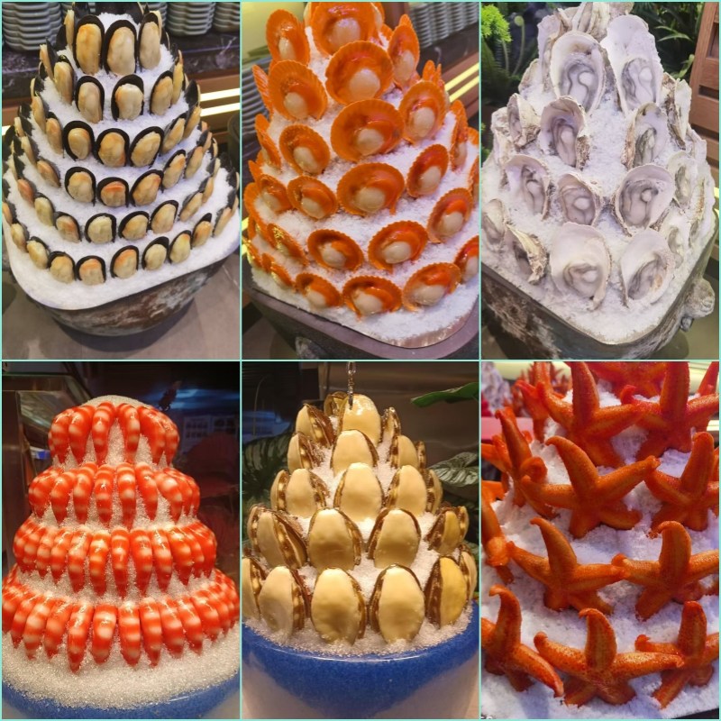 仿真海鲜道具自助餐食物摆件