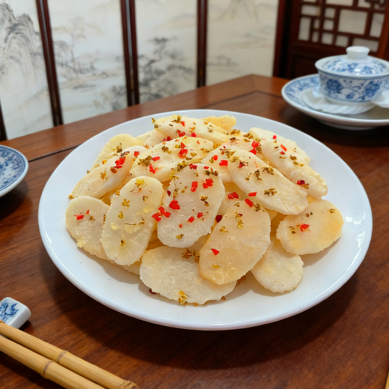 定制仿真食物道具假菜桂花糖年糕模型美食直播用品仿真年糕样品