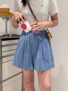 松紧腰宽松显瘦休闲阔腿短裤 时尚 女潮6185 新款 JTENGC吉藤2024夏季