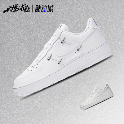 Nike Air Force 1 af1 纯白 四钩LX 低帮 运动休闲鞋CT1990-100