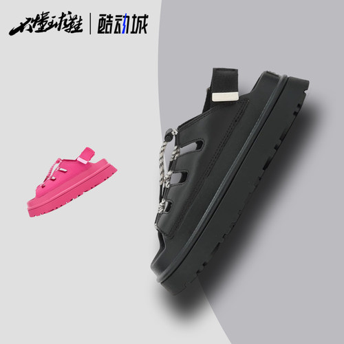 UGG GOLDENGLOW TOGGLE 舒适厚底罗马绑带抽绳沙滩凉鞋1179370