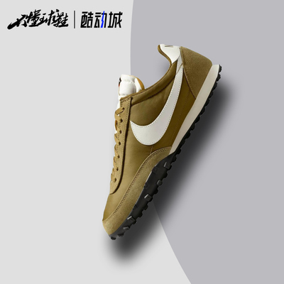 Nike Waffle Racer男女同款 橄榄绿休闲运动鞋IM8658-300