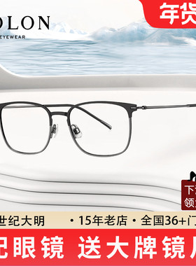 2025暴龙眼镜新品商务休闲眉框近视镜架都市白领BT1633