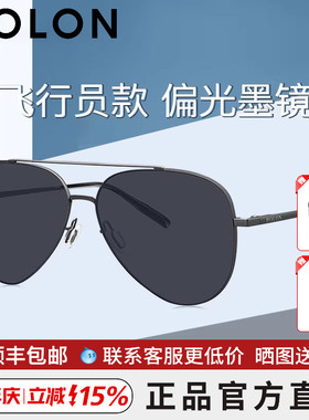 暴龙眼镜飞行员式太阳镜男士开车专用偏光墨镜男潮BL7167/BL8100