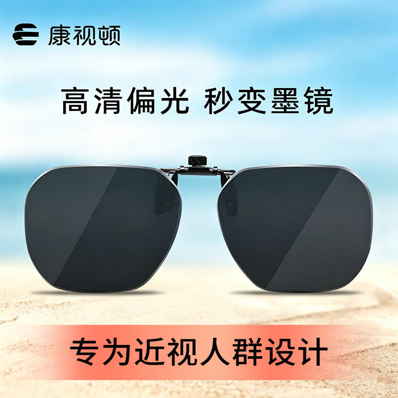 康视顿夹片 高清切边秒变墨镜 偏光夹片日夜适用 021/023