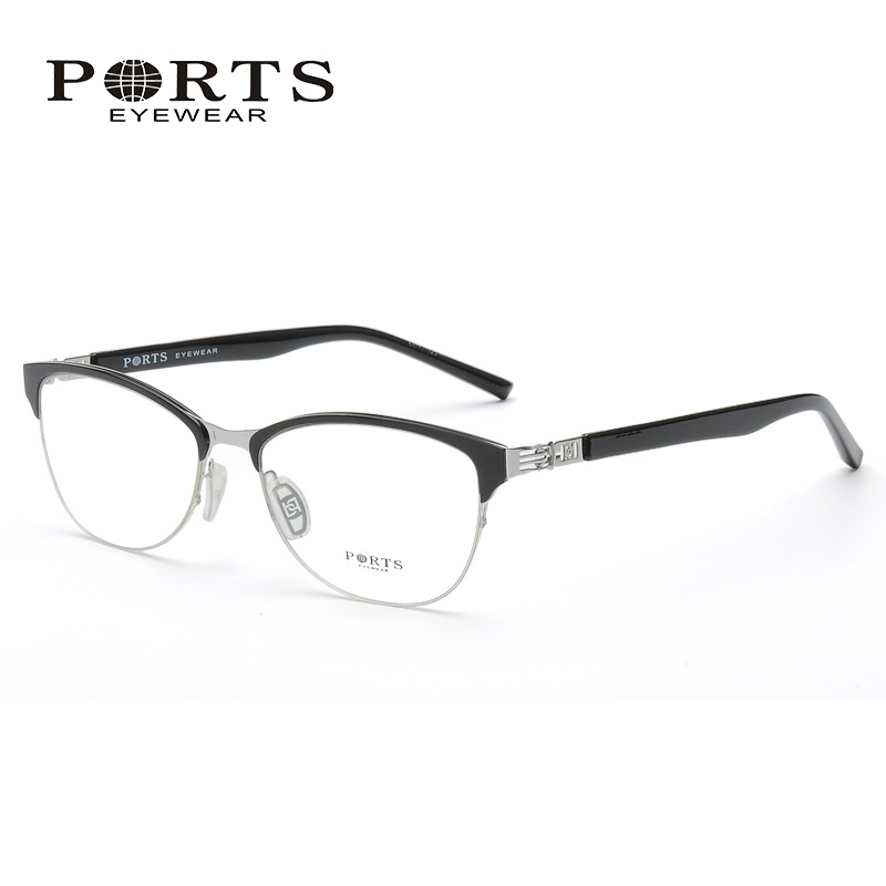 PORTS女款潮框复古简约近视镜
