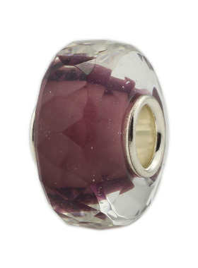 BHT毕亨特 纯手工高温环保料 方形切面 紫色 琉璃珠