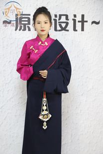 藏式民族风藏袍锅庄舞裙(不包括衬衣及配饰)