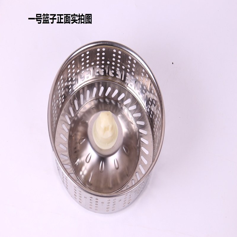 通用免手洗旋转拖把钢篮不锈钢脱水篮子带桶墩布家用甩水筐子配件