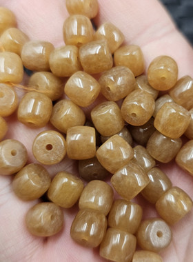 且末红糖色老型珠玉石散珠