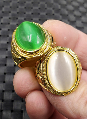 冰种苹果绿白色大展宏图猫眼石