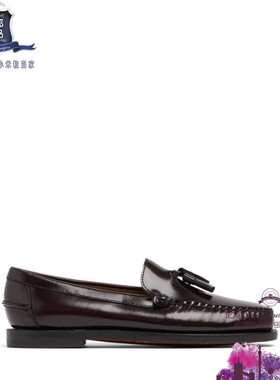 英国代购 女士新款 Sebago 光滑皮革乐福鞋 正品直邮