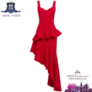 正品 英国代购 不对称中长连衣裙 Catalina 直邮 女士新款