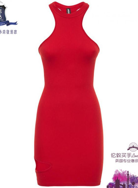 英国代购 女士新款 Andreadamo 镂空迷你针织连衣裙 正品直邮