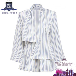 女士新款 正品 Rowen 条纹双绉迷你连衣裙 直邮 Rose 英国代购