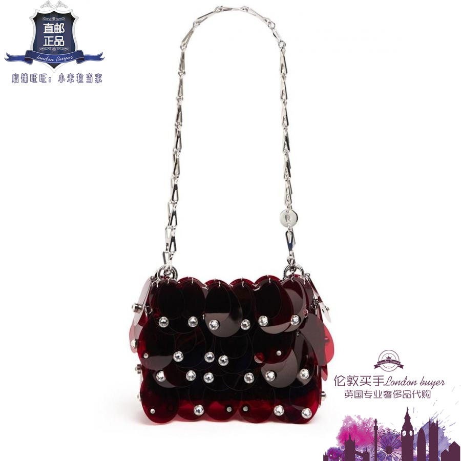 英国代购 女士新款 Rabanne 亮片单肩包 正品直邮,箱包皮具/热销女包/男包,单肩包,淘宝优惠券,粉丝福利购,淘宝优惠卷