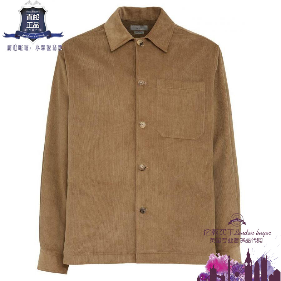 英国代购 男士新款 The Core 尖领棉灯芯绒衬衫 正品直邮
