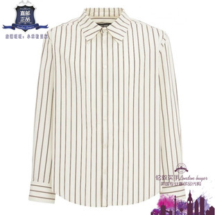 Louis 直邮 英国代购 新款 条纹棉衬衫 正品 Nouchi 男士 Gabriel