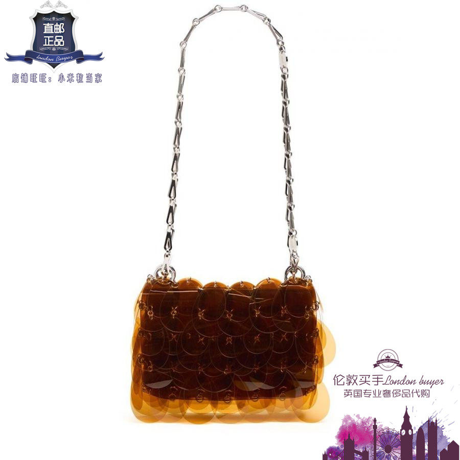 英国代购 女士新款 Rabanne 亮片单肩包 正品直邮,箱包皮具/热销女包/男包,单肩包,淘宝优惠券,粉丝福利购,淘宝优惠卷