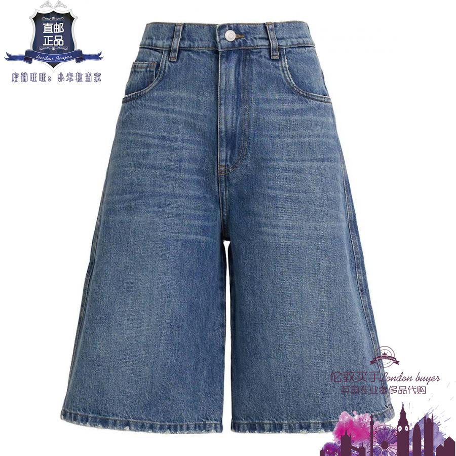 英国代购 女士新款 Coperni 口袋棉牛仔短裤 正品直邮