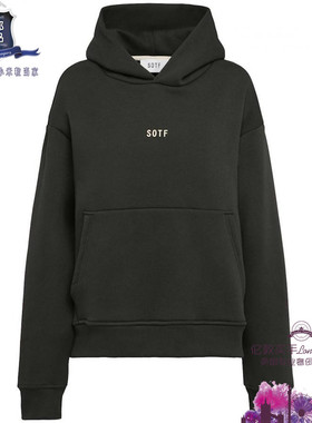 英国代购 女士新款 SOTF 口袋棉混纺连帽运动卫衣 正品直邮