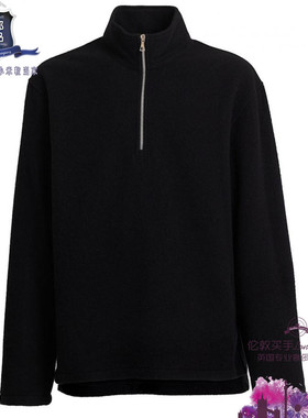 英国代购 男士新款 Rier 半拉链羊毛运动卫衣 正品直邮