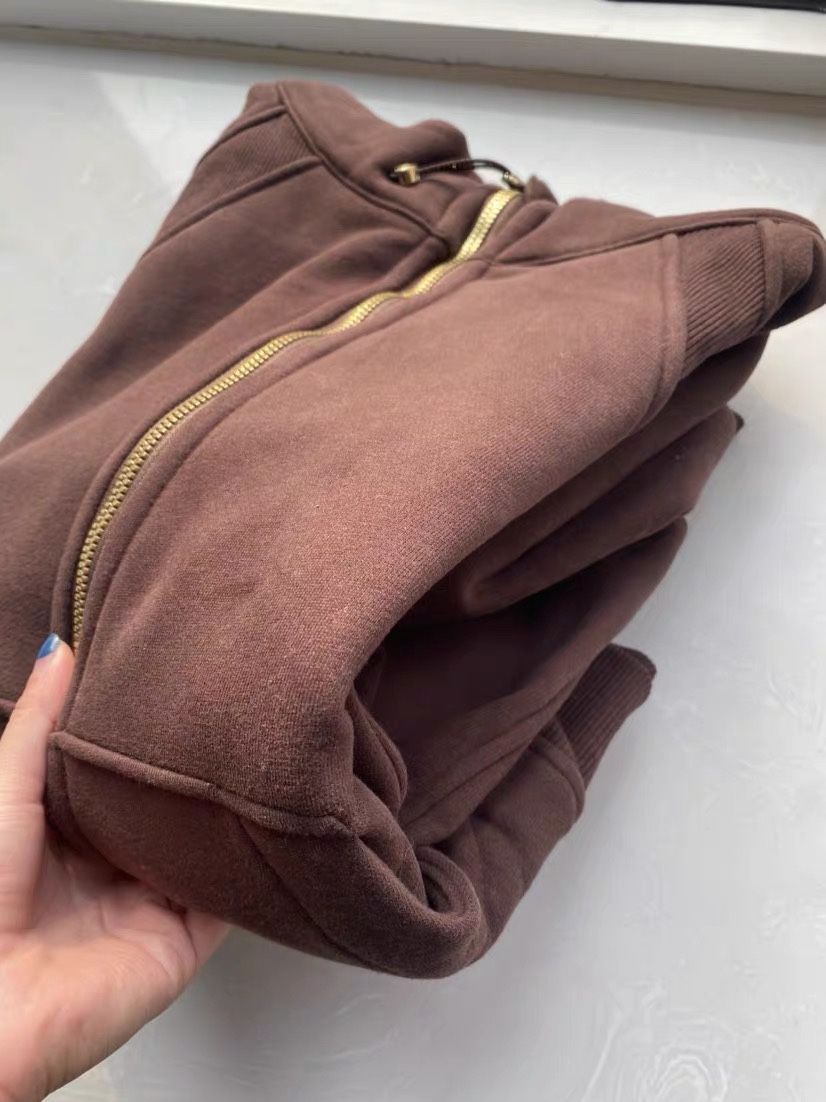 限时团 新色连帽全拉链款 加绒卫衣短款廓形宽松运动休闲外套