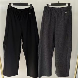 25年冬羊毛混纺松紧高腰香蕉裤 现货发 轻便 保暖 加厚款