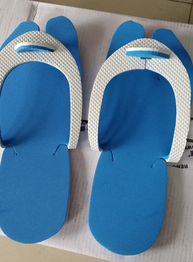现货外贸一次性折叠式酒店拖鞋 发泡spa人字拖 加厚防滑旅游出差