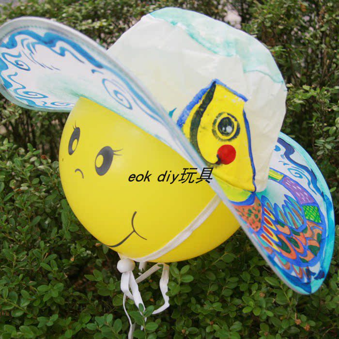 儿童diy手绘涂色白色折叠帽 彩绘太阳帽幼儿益智创意绘画白胚帽子