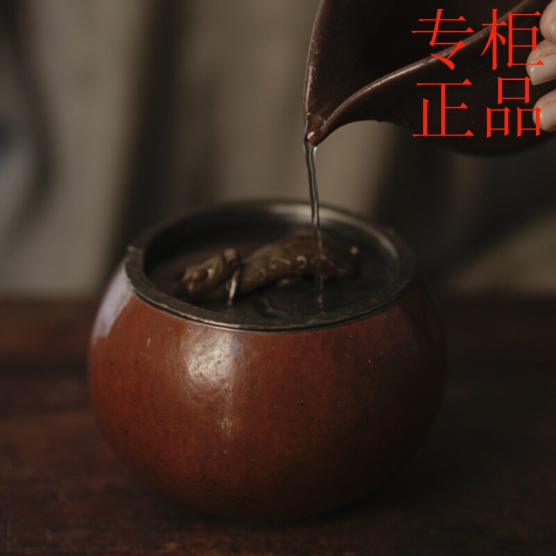 ㊣老葫芦建水 茶洗 水盂茶渣桶 茶具水碗 茶道配件