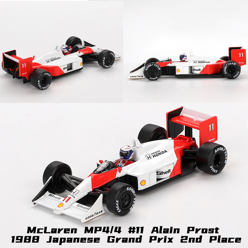 MINIGT 1:64 迈凯伦McLaren MP4/4 #11 赛车 1123 合金汽车模型
