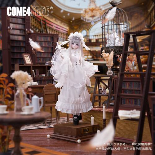 指定款正版米甜四代羽雾之诗特6植发BJD盲盒潮玩可动人偶桌面摆件