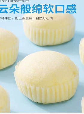 港式蒸蛋糕孕妇儿童老年人健康早餐面包超软学生代餐糕点