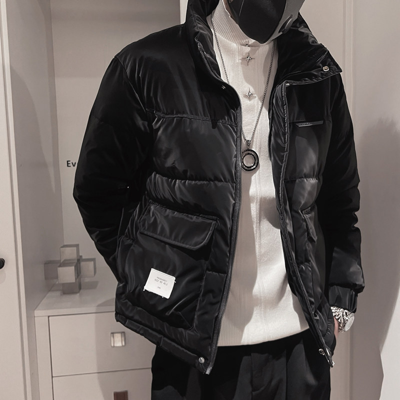 Y79-P128控1682023新款棉服男冬季潮牌棉衣男士冬装修身痞帅外套,男装棉衣,电商A216