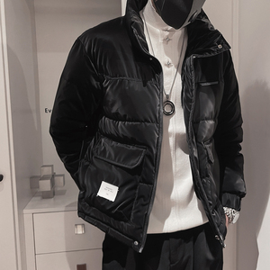Y79-P128控168 棉服男冬季潮牌痞帅工装棉衣2023新款男士冬装外套图片