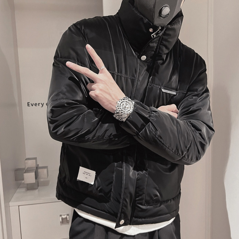 Y79-P128控1682023新款棉服男冬季潮牌棉衣男士冬装修身痞帅外套,男装棉衣,电商A216