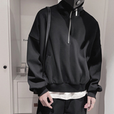 WY205-P78控108面50%50%涤底涤叠搭神器轻奢高领拉领卫衣，男装卫衣，电商A216