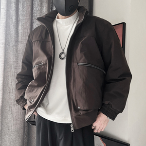 Y125-M-3XL-P258控338 聚酯纤维 90绒（100-150）克羽绒棉服，男装棉衣，电商A216